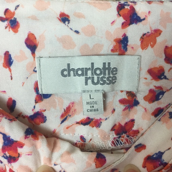 Charlotte Russe Floral Shorts - Picture 4 of 5